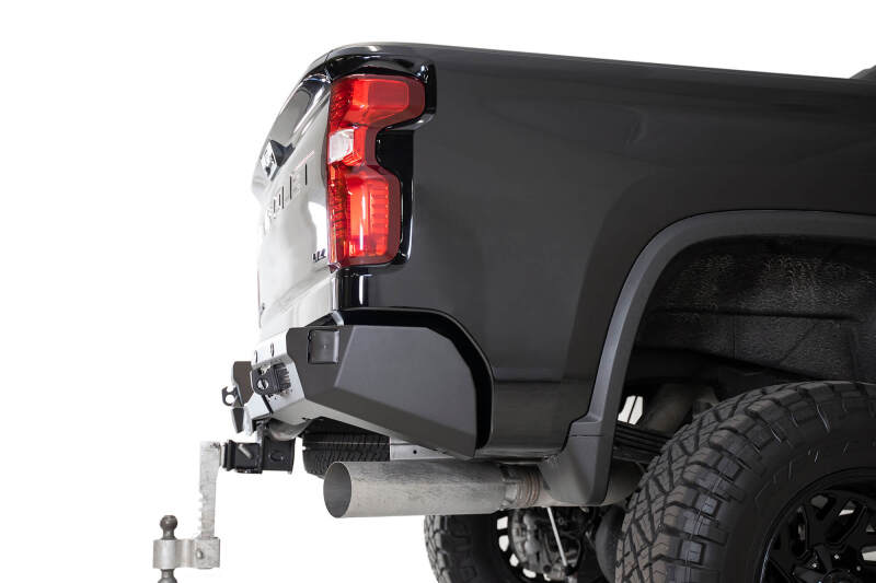 Chevrolet Silverado 2500 Bumper - Rear - Addictive Desert Designs - Bomber HD - Hammer Black - `20-`27